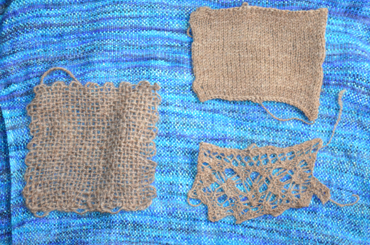 Finished objects made from handspun Bond fiber